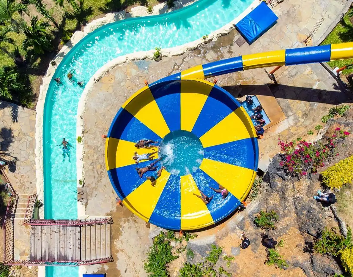 Simba Swirl flume bowl water ride Mombasa