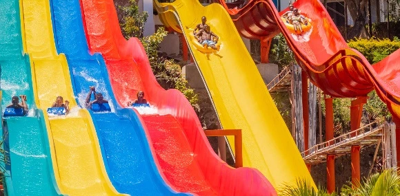 families having fun at Wild Waters Kenya waterpark