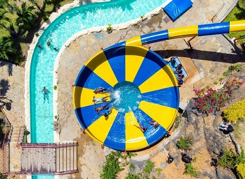 Simba Swirl flume bowl water slide Kenya